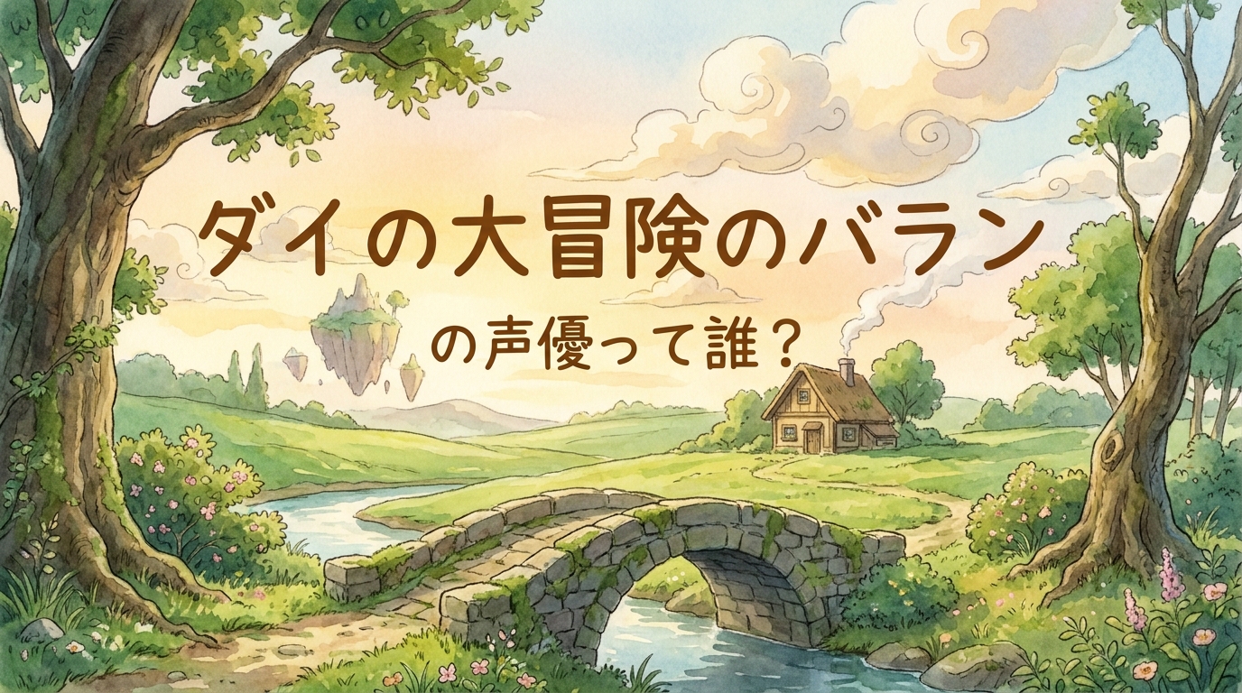 ダイの大冒険のバランの声優って誰？