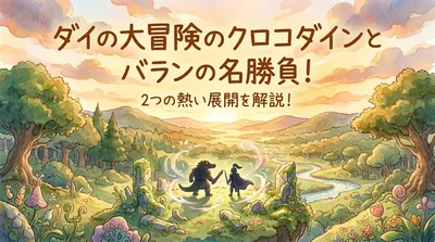ダイの大冒険のクロコダインとバランの名勝負！2つの熱い展開を解説！