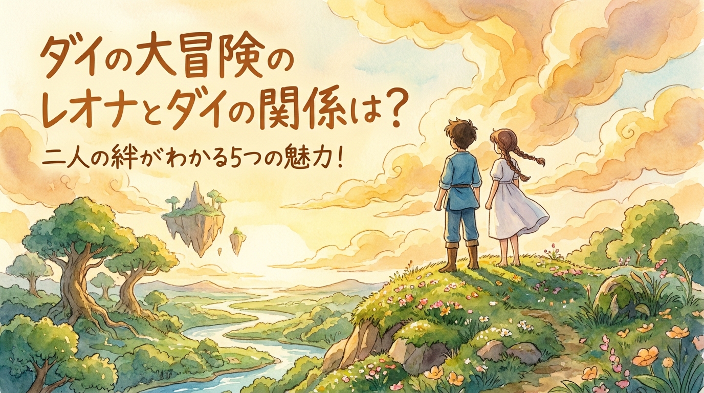 ダイの大冒険のレオナとダイの関係は？二人の絆がわかる5つの魅力！